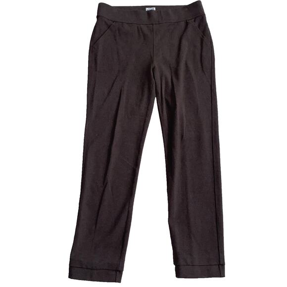 Duluth Trading NoGA Natural Relaxed Leg Pant Women Medium Brown Pull On Stretch - Picture 1 of 8